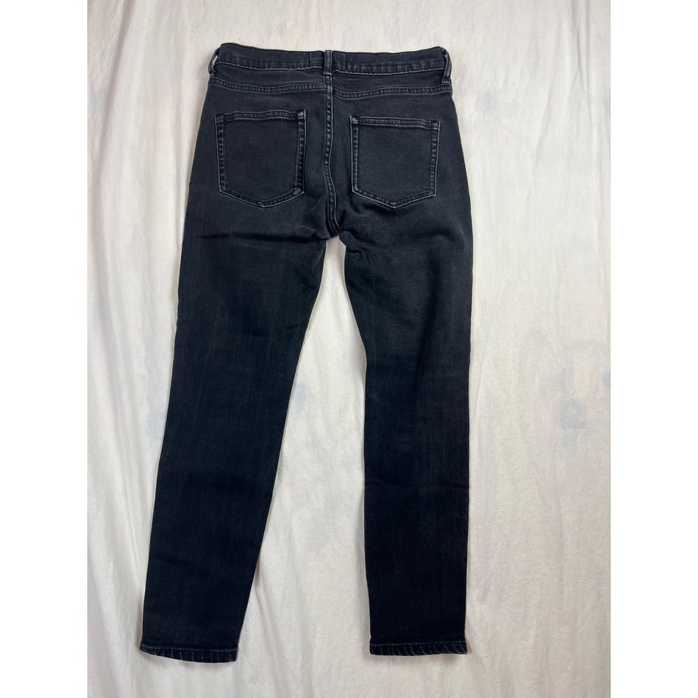Everlane Womens High Rise Skinny Ankle Jeans Washed Black Size 28 Ankle - Picture 6 of 6